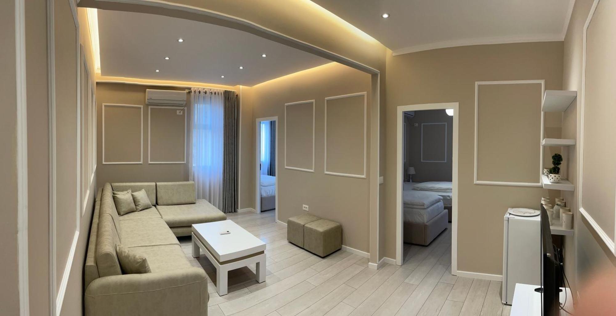 Sun Tower Luxury Suite-View From Of Tirana Center Экстерьер фото